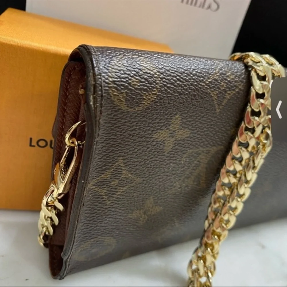 Authentic Louis Vuitton Monogram Trifold Crossbody